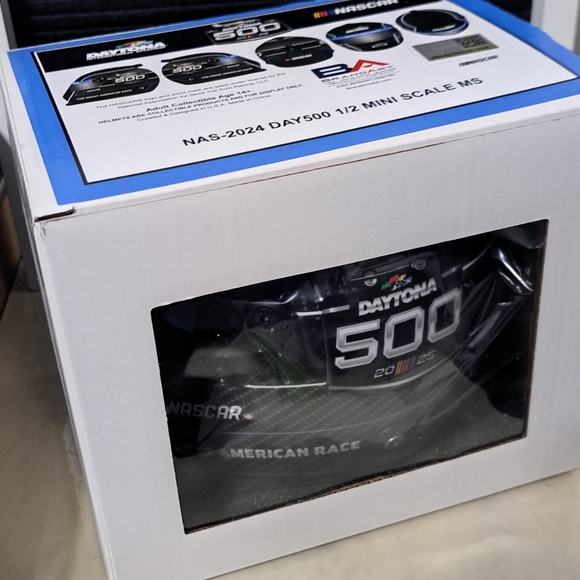 Daytona 500 Mini Helmet 2025 American Race 1/2 Scale - Picture 2 of 7